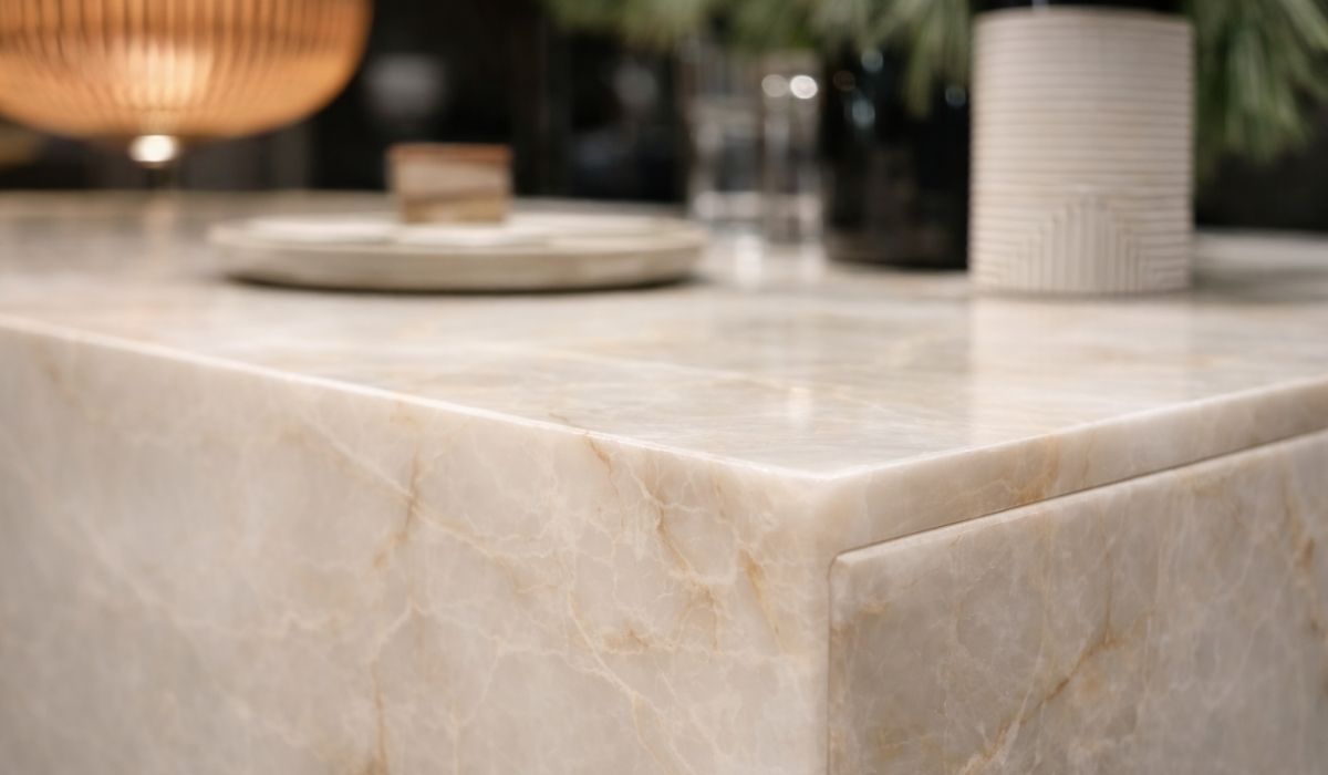 White onyx detay görünüm